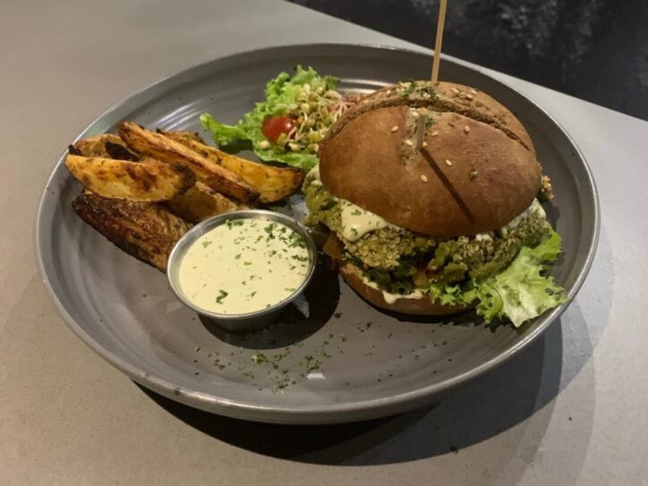 Aja, Fresh, Grilled and healthy burger in Chandigarh 