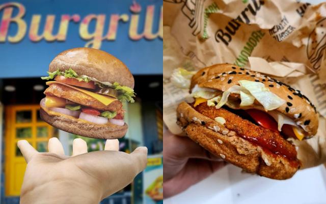 Burgrill burgers in Chandigarh 