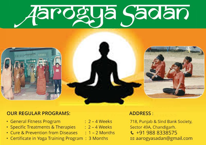 Arogya Sadan: yoga centre in chandigarh